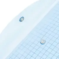 Папка-конверт на кнопке, А4, 80 мкм, "Клетка", тонированная, синяя