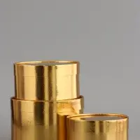 Набор подарочных коробок 3 в 1, завальцованные, золотой, 20 х 12 - 18 х 10 - 16 х 8 см