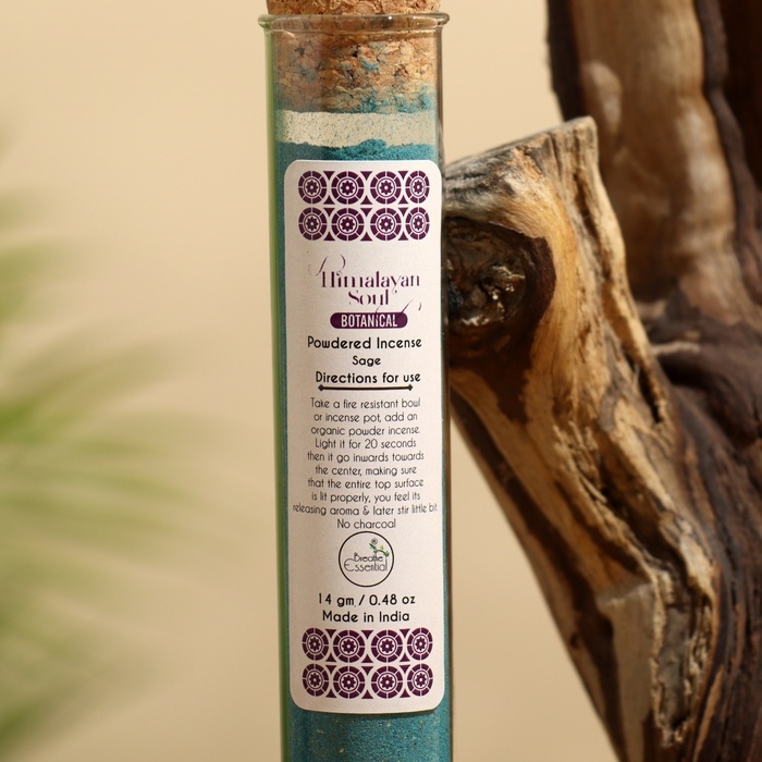 Травяной органический аромапорошок (благовония) 11 гр, sage Травяной органический аромапорошок (благовония) 11 гр, sage