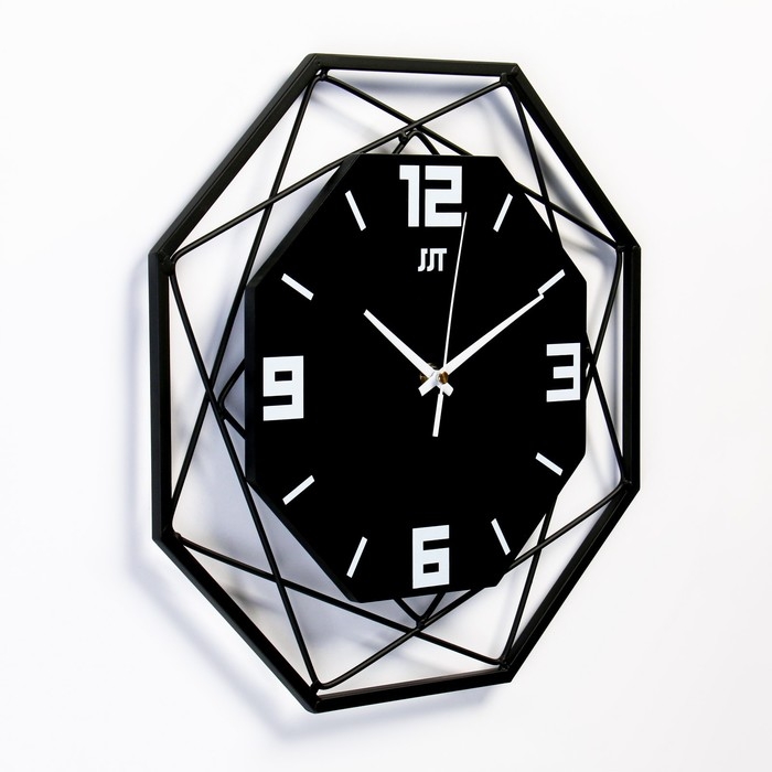 Часы настенные, интерьерные, большие "Абстракция", бесшумные, 35 х 35 см