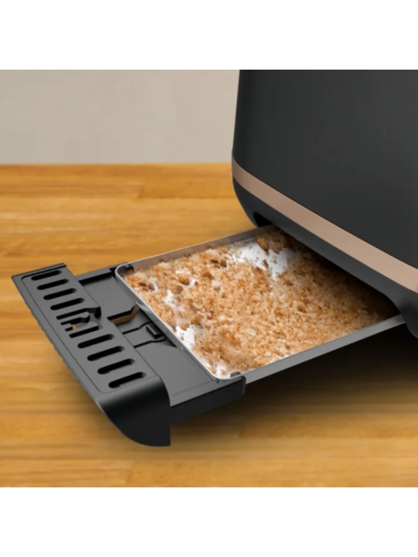 Тостер Includeo TT533811, с поддоном для крошек, черный