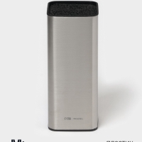 Подставка для ножей с наполнителем Magistro &laquo;Металлик&raquo;, 22,5&times;9,5&times;9,5 см, серебристая