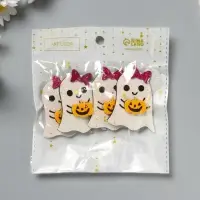 Декор для творчества войлок блеск "Приведение с тыквой" 5,5х4,5 см