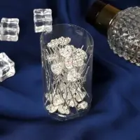 Шпилька для волос &laquo;Блестящее сердце&raquo;, 1&times;6.5 см, серебро