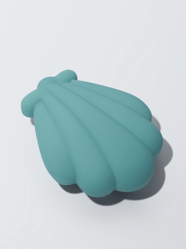 Расчёска массажная «Ракушка», 11×8.5 см, голубая Расчёска массажная «Ракушка», 11×8.5 см, голубая