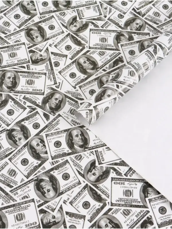 Бумага упаковочная глянцевая &laquo;Богатство&raquo;, 50 &times; 70 см