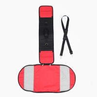 Сумка - переноска для животных, полукруглая с карманоми ПВХ, 37 х 18 х 25 см, красная Сумка - переноска для животных, полукруглая с карманоми ПВХ, 37 х 18 х 25 см, красная