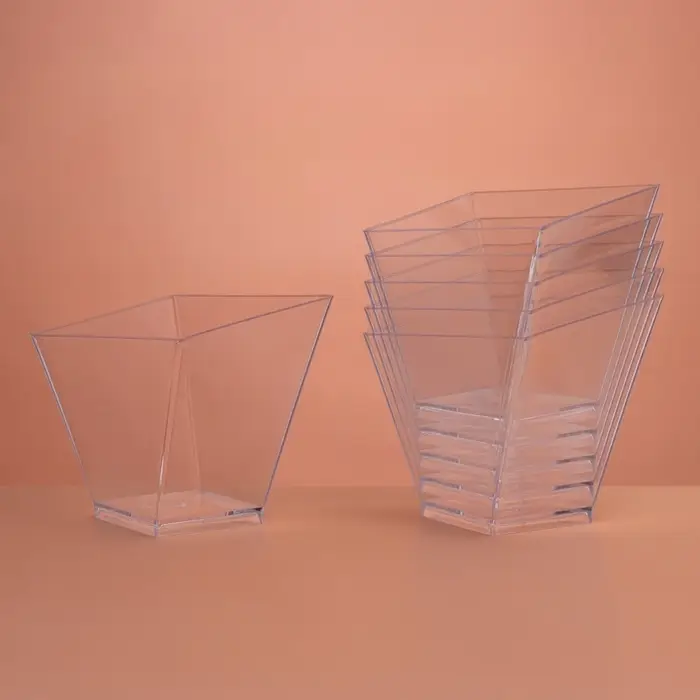 Форма пластиковая одноразовая для фуршета &laquo;Сапфир&raquo;, 100 мл, прозрачная