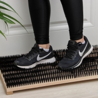 Щётка напольная для очистки обуви, 70&times;40&times;5,6 см, 1960 пучков, бук, синтетическое волокно