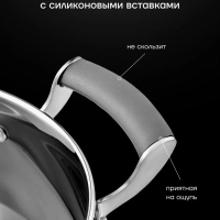 Кастрюля 5 литров Mela для индукции