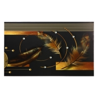 Картина "Золотые перья" 60*100 см Картина "Золотые перья" 60*100 см