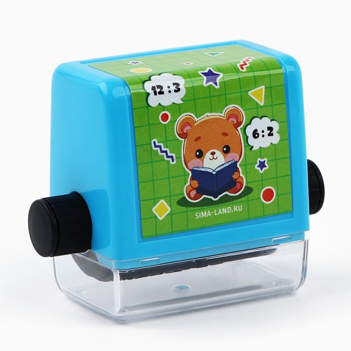 Математическая печать &laquo;Милый мишка&raquo;, деление, 100 примеров