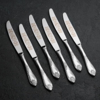 Набор столовых приборов &laquo;Императорский&raquo;, 24 предмета, художественная роспись, декоративная коробка