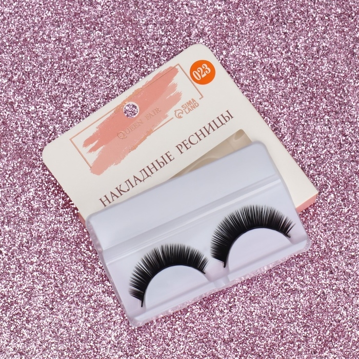 Ресницы накладные &laquo;Волшебный взгляд&raquo;, 11 мм, без клея, цвет чёрный