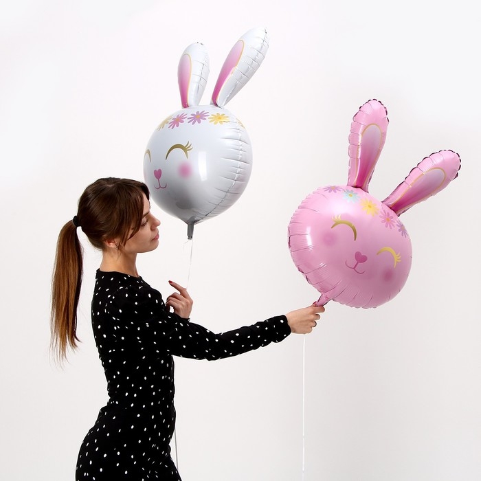 Шар фольгированный 32" &laquo;Розовый кролик&raquo;