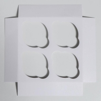 Коробка для капкейков &laquo;С Новым Годом!&raquo; 16 х 16 х 10 см, Новый год