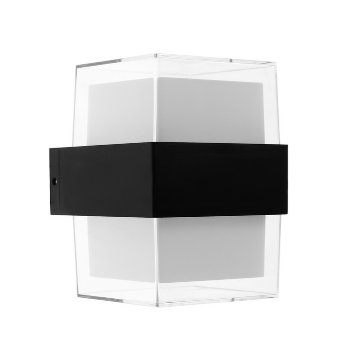 Светильник фасадный &laquo;Гранд двойной&raquo;, FSD-057, 10 Вт, 4000К, IP65, 220 В, пластик, черный