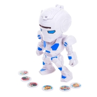 Робот «Стрелок» стреляет дисками, цвета МИКС Робот «Стрелок» стреляет дисками, цвета МИКС