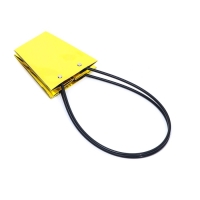 Сумка для цветов &laquo;Золото&raquo;, влагостойкая, 12 x 12 - 8 x 8 - 12,5 см