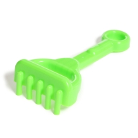 Песочный набор №2 &laquo;Пончик&raquo;: ведро, сито, совок, грабли, бросатель с мячом, кольцо, МИКС