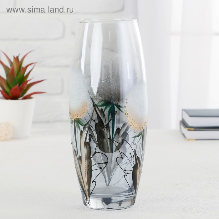 Ваза FLORA 'Бриз голубой' d-8см 11,5х26 см Ваза FLORA 'Бриз голубой' d-8см 11,5х26 см