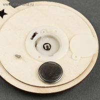 Ёлочная игрушка &laquo;Шар с оленем&raquo;, от батареек, свечение тёплое белое