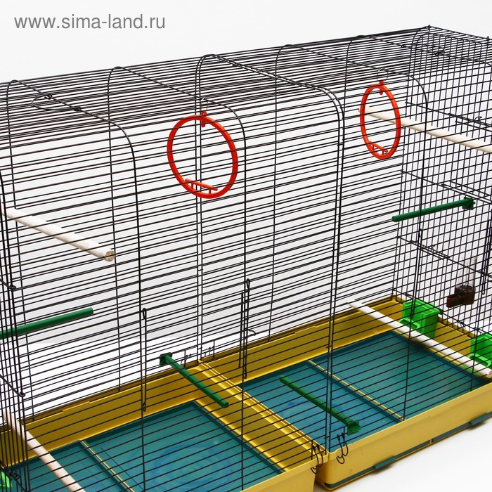 Клетка пролётная 4 яруса, 100 х 37 х 65 см, микс цветов Клетка пролётная 4 яруса, 100 х 37 х 65 см, микс цветов