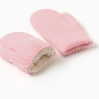 Варежки детские MINAKU, цвет розовый, 19 см Варежки детские MINAKU, цвет розовый, 19 см