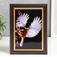 Ключница "Взмах крыльев" венге 15х21 см Ключница "Взмах крыльев" венге 15х21 см