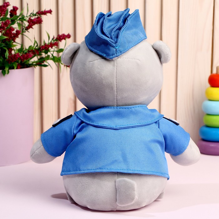 Мягкая игрушка &laquo;Медвежонок Лаппи - полицейский&raquo;, 22 см