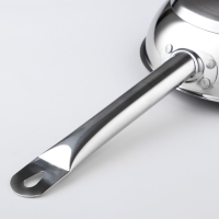 Сковорода &laquo;Общепит&raquo;, d=22 см, толщина корпуса 0,6 мм, дно 3,5 мм, с теплораспределительным слоем, антипригарное покрытие, индукция