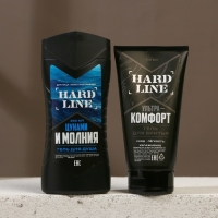 Подарочный набор косметики &laquo;Цунами и молния&raquo;, гель для душа 250 мл и гель для бритья 110 мл, HARD LINE
