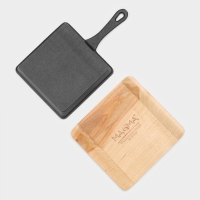 Сковорода чугунная Magma &laquo;Ханой&raquo;, 23&times;13,5&times;3,5 см, индукция, цвет чёрный