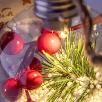 Ёлочный шар новогодний &laquo;Зима подарит чудеса&raquo;, на Новый год, d=8 см.