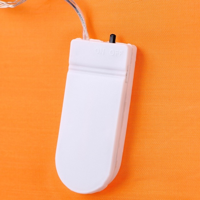 Карнавальная шляпа &laquo;Кошмарное веселье&raquo; оранжевая, с гирляндой