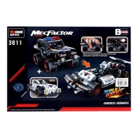 Конструктор с инерционным механизмом &laquo;Полицейский джип&raquo;, 213 деталей