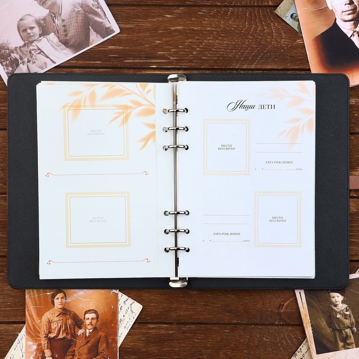 Родословная книга со встроенной флешкой 16 Gb &laquo;Книга всей семьи&raquo;, 17,5 х 23 см.