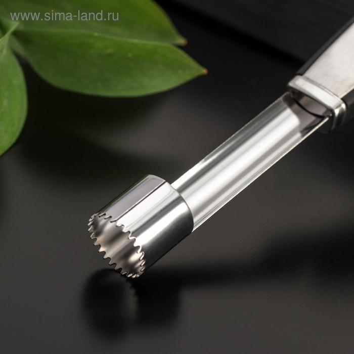 Нож для сердцевины Доляна Blade, 21 см, ручка soft - touch, цвет чёрный