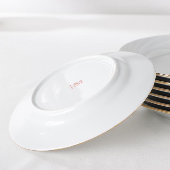 Сервиз столовый фарфоровый &laquo;Голубка&raquo;, 18 предметов: d=17,5 см, d=20 cм, d=24 см