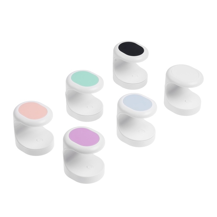 Лампа для гель лака Luazon LUF-07, UV/LED, 16 Вт, 3 диода, для типс, USB, белая