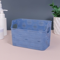 Органайзер для хранения &laquo;WAVE&raquo;, с ручками, 1 секция, 17,5 &times; 9 &times; 11,5 см, цвет МИКС