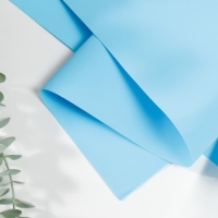 Фоамиран иранский, 0.8-1 мм, голубой/165, 60&times;70 см