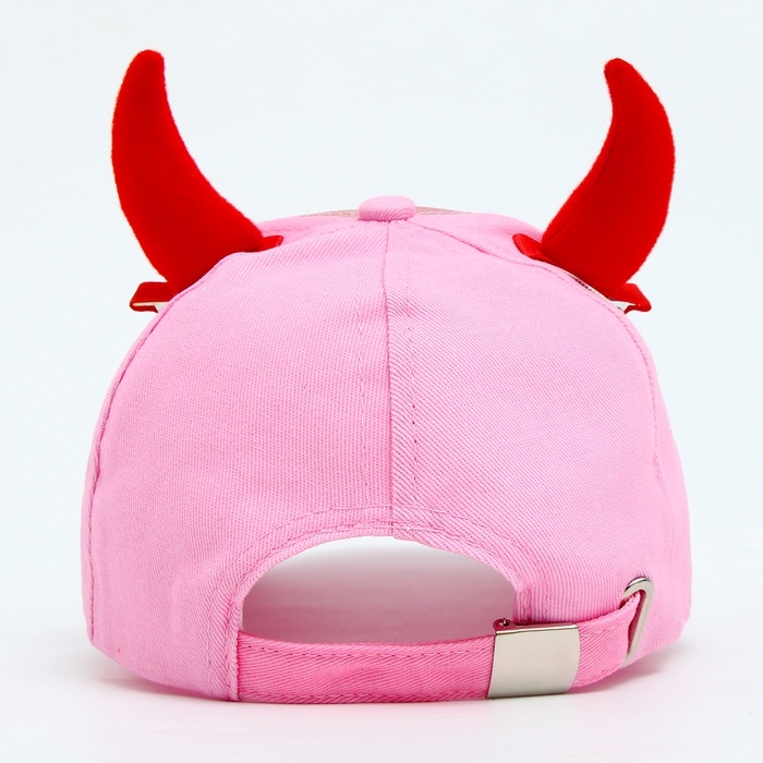 Кепка детская для девочки «Чертенок» аниме с заколками, р-р 52-54 5-7 лет Кепка детская для девочки «Чертенок» аниме с заколками, р-р 52-54 5-7 лет