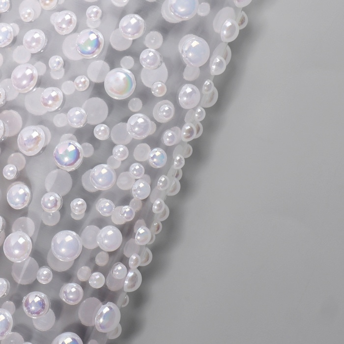 Жемчуг самоклеящийся &laquo;Ассорти&raquo;, с голографией, 325 шт на листе, цвет белый
