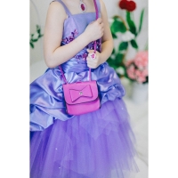 Комплект детский «Выбражулька» 5 предметов: 2 резинки, клипсы, кулон, кольцо, цвет малиновый Комплект детский «Выбражулька» 5 предметов: 2 резинки, клипсы, кулон, кольцо, цвет малиновый