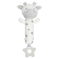 Пищалка - погремушка &laquo;Коровка&raquo;, с прорезывателем, Крошка Я