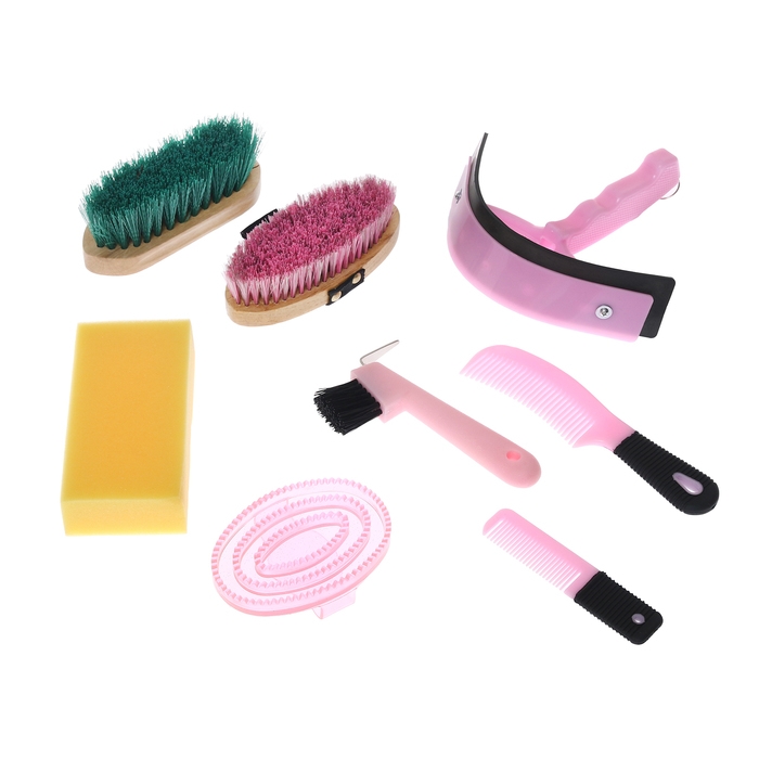 Набор для ухода за лошадью, 8 предметов Набор для ухода за лошадью, 8 предметов