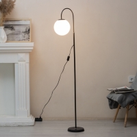 Торшер Sabine 1х40Вт Е27 черный 23х25х154см Торшер Sabine 1х40Вт Е27 черный 23х25х154см