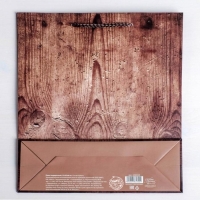 Пакет подарочный ламинированный вертикальный, упаковка, &laquo;Больших побед&raquo;, L 31 х 40 х 9 см