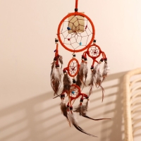 Ловец снов "Пять оранжевых колец" 0,7х15х40 см Ловец снов "Пять оранжевых колец" 0,7х15х40 см